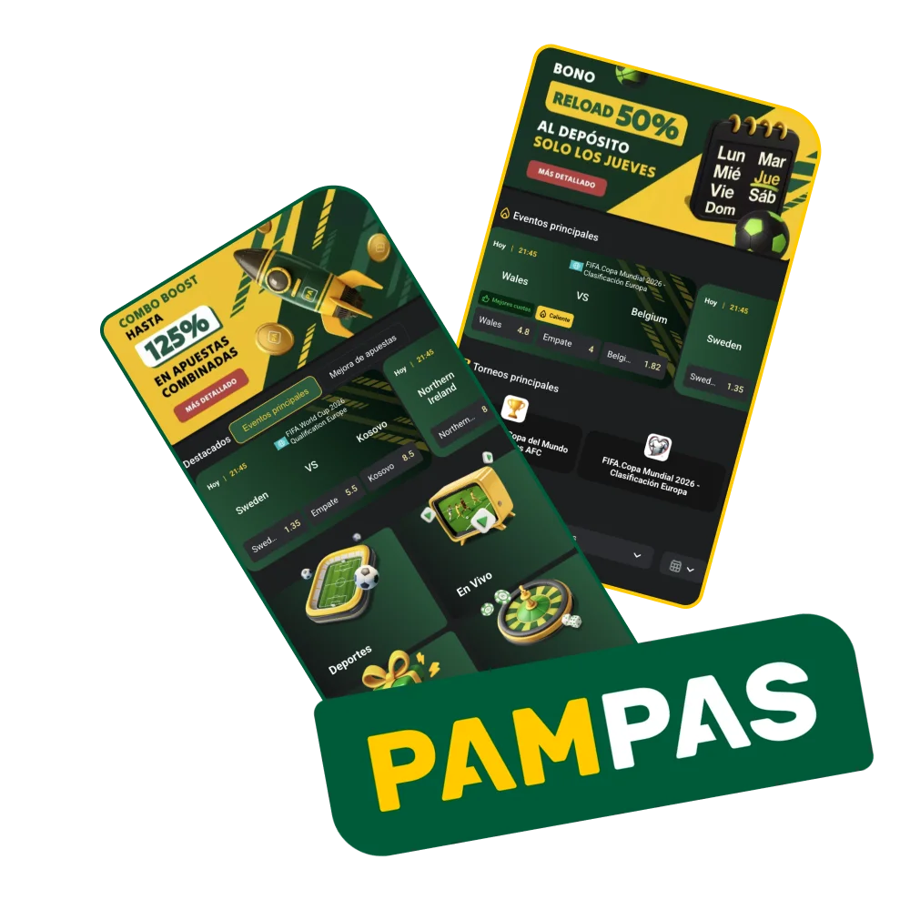 Prueba la innovadora aplicación Pampas Bet.
